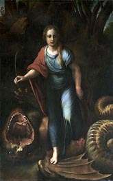 Sainte Marguerite, n.d. von Raphael | Gemälde-Reproduktion