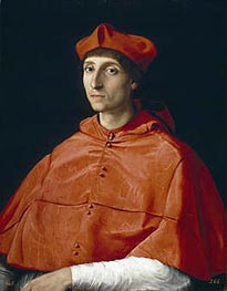 The Cardinal, c.1510 von Raphael | Gemälde-Reproduktion