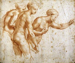 The Three Graces, n.d. von Raphael | Gemälde-Reproduktion