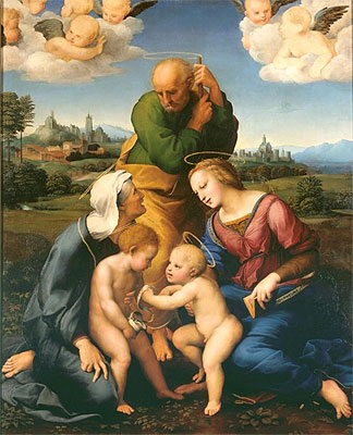 The Canigiani Holy Family, c.1505/06 | Raphael | Gemälde Reproduktion