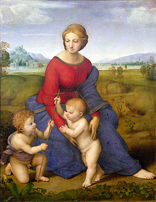 Madonna of Belvedere (Madonna del Prato), c.1505/06 | Raphael | Painting Reproduction