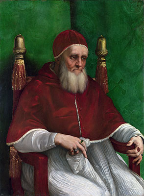 Portrait of Pope Julius II, 1511 | Raphael | Gemälde Reproduktion