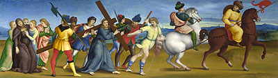 The Procession to Calvary, c.1504/05 | Raphael | Gemälde Reproduktion