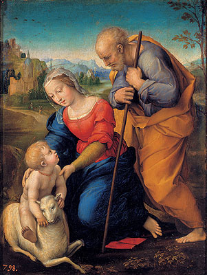 The Holy Family with a Lamb, 1507 | Raphael | Painting Reproduction