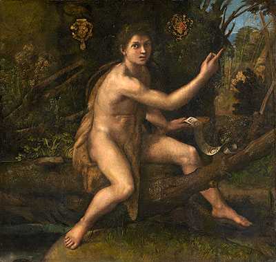 Der heilige Johannes der Täufer in der Wüste | Raphael | Gemälde Reproduktion