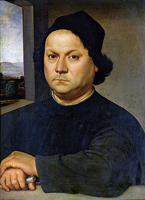 Portrait of Perugino, c.1504 | Raphael | Painting Reproduction