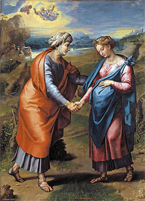 The Visitation, c.1517 | Raphael