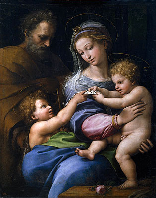 The Virgin with a Rose (The Holy Family with Little Saint John), c.1520 | Raphael