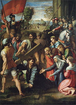 Christ Falls on the Way to Calvary, c.1516 | Raphael | Painting Reproduction