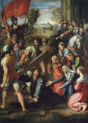 Christus fällt auf dem Weg nach Golgatha, c.1516 | Raphael