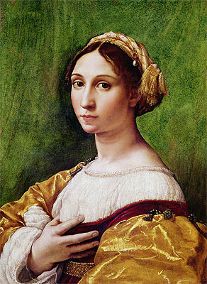 Portrait of a Young Girl , n.d. | Raphael | Painting Reproduction
