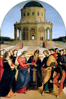 The Marriage of the Virgin, 1504 | Raphael | Gemälde Reproduktion