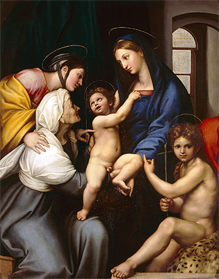 Madonna of the Cloth, c.1514 | Raphael | Painting Reproduction