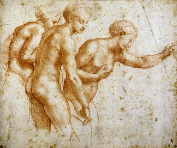 Die drei Grazien | Raphael | Gemälde Reproduktion