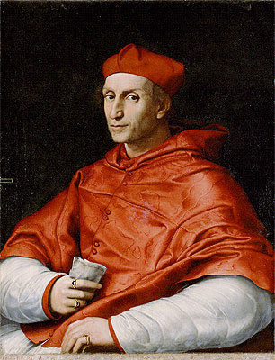 Portrait of Cardinal Bernardo Dovizzi Bibbiena, c.1514/16 | Raphael | Painting Reproduction