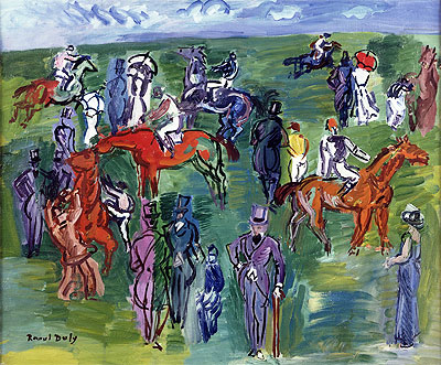 Aux Courses, n.d. | Raoul Dufy | Gemälde Reproduktion