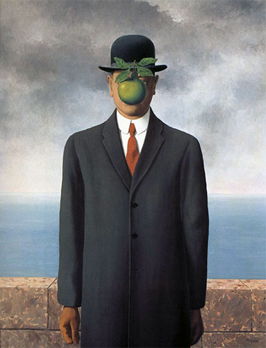 Der Sohn des Menschen, 1964 von Rene Magritte | Gemälde-Reproduktion