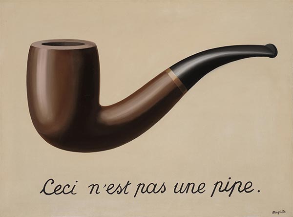 Das ist kein Rohr, 1929 | Rene Magritte | Gemälde Reproduktion