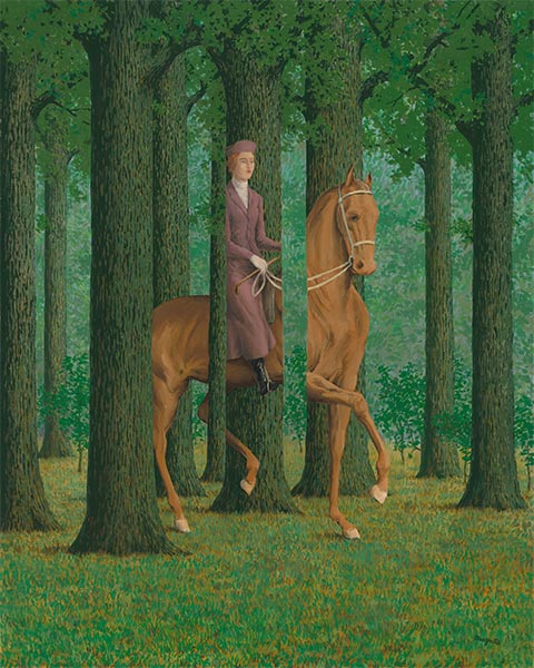 Das leere Signum | Rene Magritte | Gemälde Reproduktion