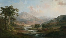 Scottish Landscape, 1871 by Robert Scott Duncanson | Painting Reproduction