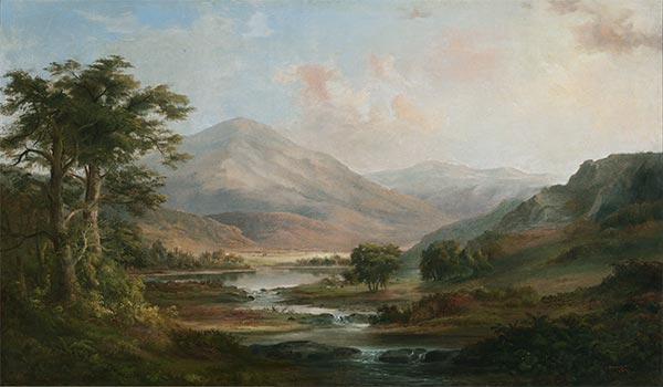Schottische Landschaft, 1871 | Robert Scott Duncanson | Gemälde Reproduktion
