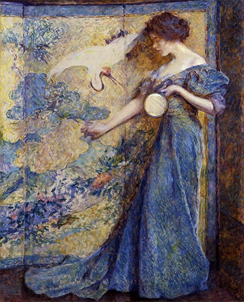 The Mirror, c.1910 | Robert Reid | Painting Reproduction