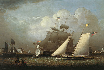 Picture of the 'Dream' Pleasure Yacht, 1839 | Robert Salmon | Gemälde Reproduktion