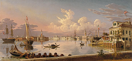 View of Venice, 1845 | Robert Salmon | Gemälde Reproduktion