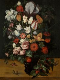 Flower Piece, n.d. by Roelandt Savery | Painting Reproduction