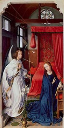 The Annunciation, c.1455 von Rogier van der Weyden | Gemälde-Reproduktion