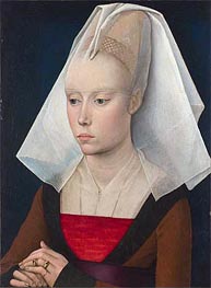 Portrait of a Lady, a.1460 von van der Weyden | Gemälde-Reproduktion