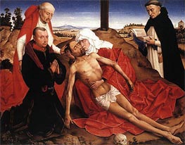 Pieta (Lamentation of Christ), undated von van der Weyden | Gemälde-Reproduktion