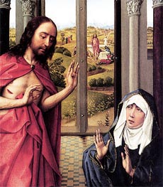 Miraflores Altarpiece (detail) | van der Weyden | Painting Reproduction