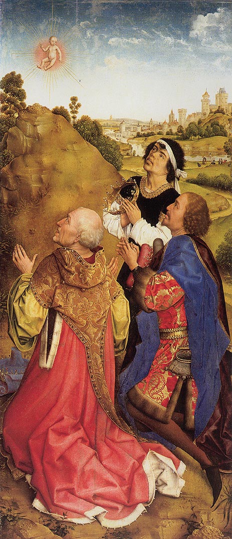 Three Magi, c.1445/48 by Rogier van der Weyden | Painting Reproduction