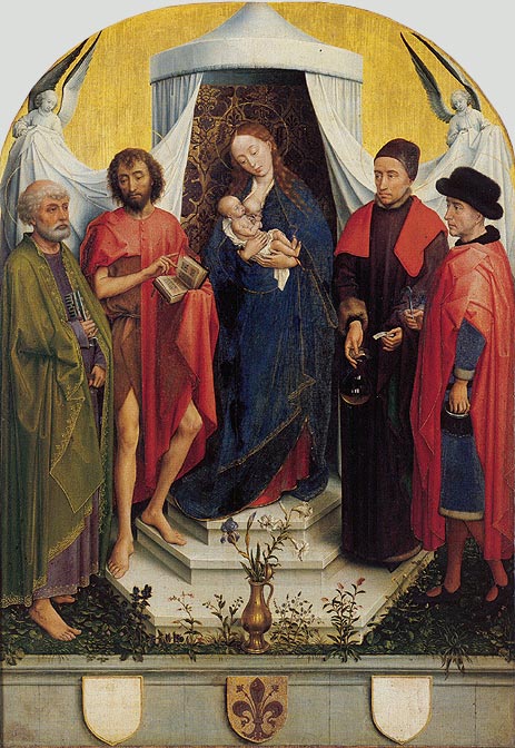Medici Madonna, c.1460 by Rogier van der Weyden | Painting Reproduction
