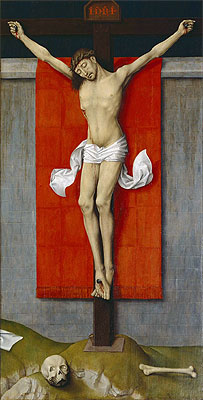 The Crucifixion, c.1450/55 by Rogier van der Weyden | Painting Reproduction