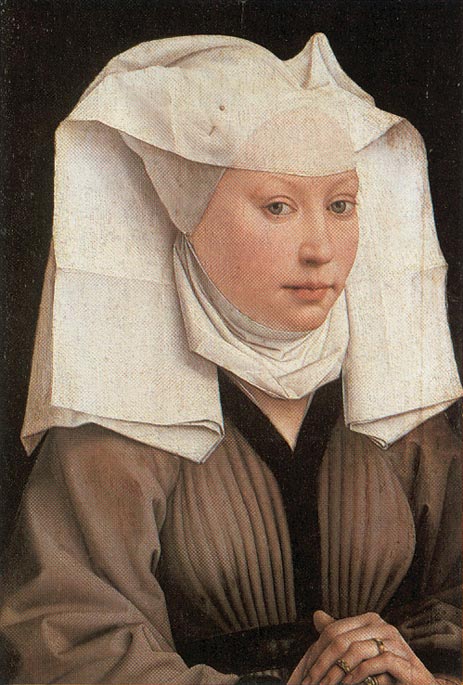 Lady Wearing a Gauze Headdress, c.1435/40 by Rogier van der Weyden | Painting Reproduction