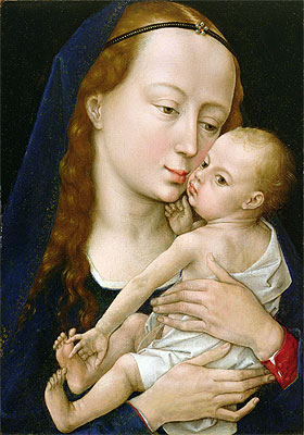 Virgin and Child, a.1454 | Rogier van der Weyden | Painting Reproduction
