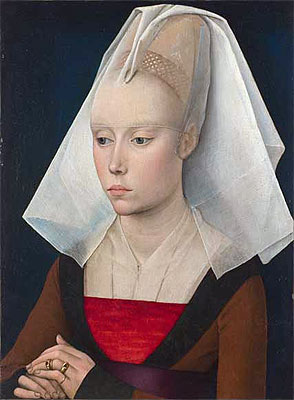 Portrait of a Lady, a.1460 | Rogier van der Weyden | Gemälde Reproduktion