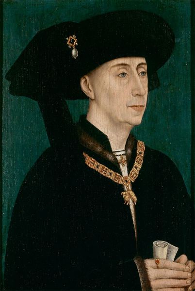 Porträt von Philipp dem Guten | Rogier van der Weyden | Gemälde Reproduktion