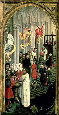 Der Altar der sieben Sakramente | Rogier van der Weyden | Gemälde Reproduktion