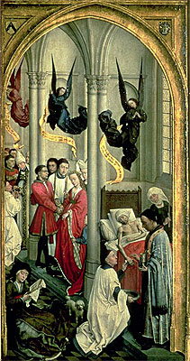 Der Altar der sieben Sakramente | Rogier van der Weyden | Gemälde Reproduktion