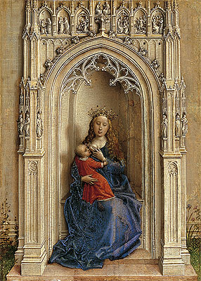 Thronende Madonna | Rogier van der Weyden | Gemälde Reproduktion