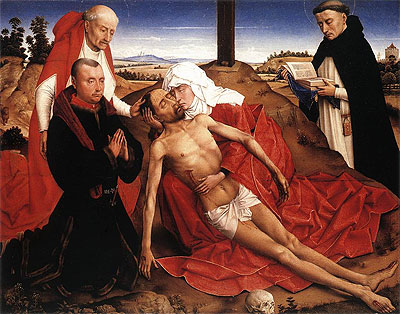 Pieta (Lamentation of Christ), undated | van der Weyden | Gemälde Reproduktion