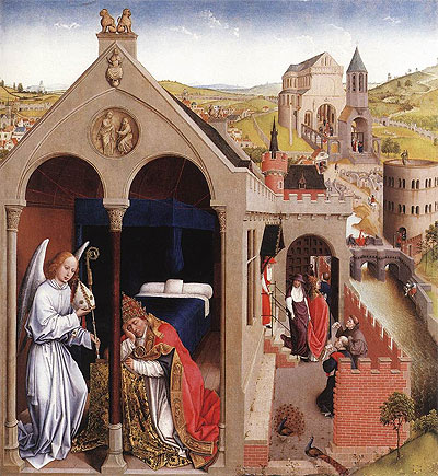 Dream of Pope Sergius, c.1437/40 | van der Weyden | Gemälde Reproduktion