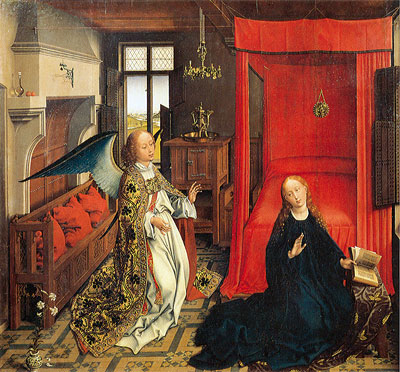 Verkündigung | Rogier van der Weyden | Gemälde Reproduktion