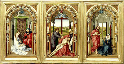 Miraflores Altarpiece, c.1440 | van der Weyden | Gemälde Reproduktion