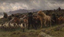 Highland Raid, 1860 by Rosa Bonheur | Painting Reproduction