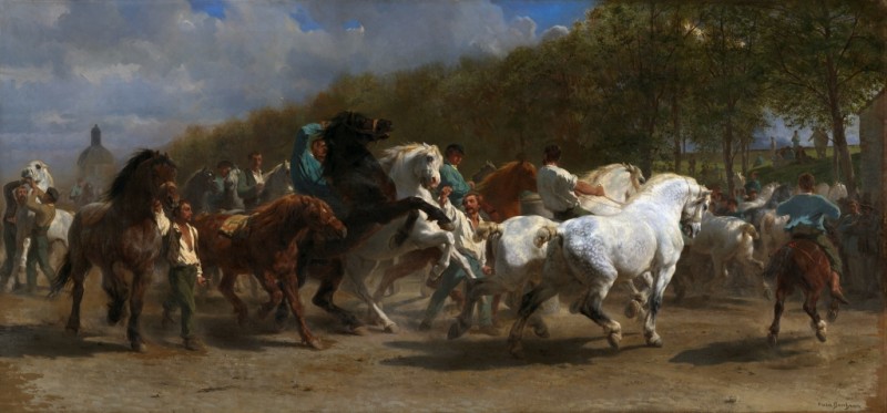 Der Pferdemarkto, 1855 | Rosa Bonheur