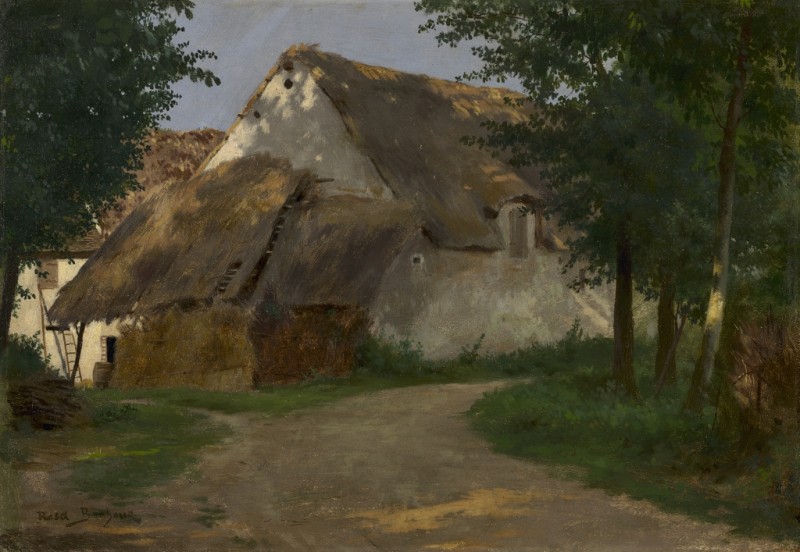 Der Bauernhof am Waldrand, 1860-1880 | Rosa Bonheur